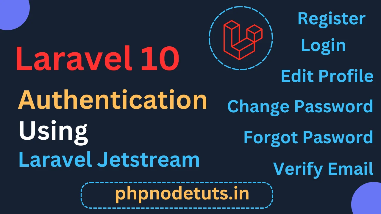 Read more about the article Laravel  Authentication using Laravel Jetstream